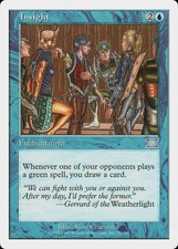 Insight 6th Edition PLD Blue Uncommon MAGIC THE GATHERING MTG CARD ABUGames