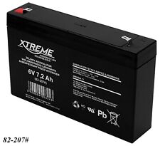 Produktbild - Gel AGM Batterie Xtreme 6V 7,2Ah zyklenfest baugleich 7,0Ah oder 7,5Ah