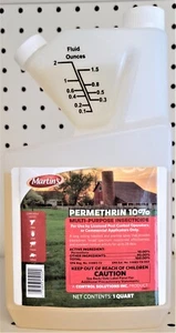 Permethrin 10% Quart (32oz) Multi Purpose Insecticide EPA Reg #53883-72 - Picture 1 of 2