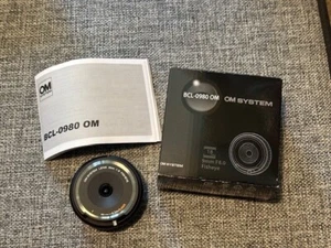 OM SYSTEM BCL-0980 9mm F8.0 Fisheye Body Cap Lens Black New in Box - NEVER USED - Picture 1 of 3
