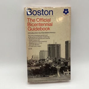 Boston The Official Bicentennial Guidebook Dutton Boston 200 With Colorful Maps - Picture 1 of 4