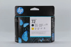 HP C9384A - PRINTHEAD HP 72 MATTE BLACK AND YELLOW - Picture 1 of 3