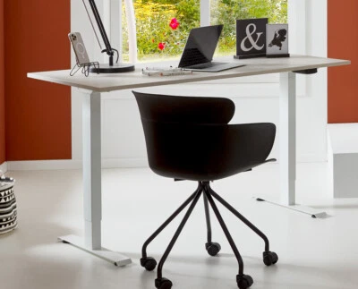 Elektrisch höhenverstellbarer Schreibtisch 140x70 cm – Nordic Wood – ergonomisch - Bild 1 von 4