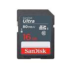 Sandisk Ultra 16Gb Sdhc Uhs-I 80Mb/S Class 10 Sd Camera Memory Tf Card Full Hd