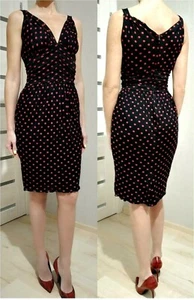 AUTH Dolce & Gabbana polka dot Dress 40it - Picture 1 of 10