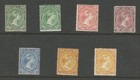 Falkland Islands QV selection of 7 mounted mint ,see scans