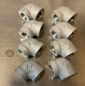 3/4" NPT Threaded 90 Degree Bends Aluminum (8 PCS) - Picture 1 of 3