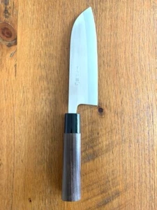 Gihei SLD Santoku Messer 165 mm Magnoliengriff Echigo Sanjo D2 SKD11 - Bild 1 von 5