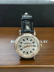 Orologio Parker Philip Automatico Diamante Edizione Limitata 999 (Oro Rosa) - Foto 1 di 22