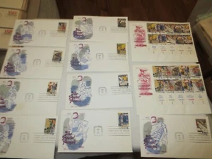 A Salute To The Postal People Set of 12, 1973 First Day Cover Stamp - Picture 1 of 19