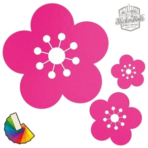 20 Daisy Flower Car & Wall Stickers / Decals | Choose from 30 Colours S1 - Picture 1 of 36