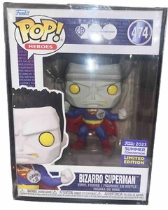 Funko Pop! Bizarro Superman DC Comics Superman Vinyl Summer Convention Excl #474 - Picture 1 of 6