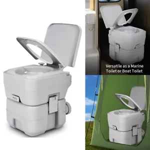 Portable Travel Toilet 5.3 Gallon 20L Designed Camping Commode Potty In/Outdoor - Picture 1 of 10
