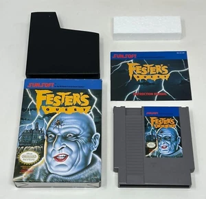NES Nintendo - Fester's Quest - CIB Complete in Box w/ Manual - Tested - Picture 1 of 11