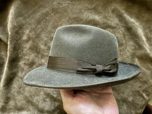 AKUBRA Sz 53 Stylemaster Imperial Quality Fedora LODEN 🇦🇺 Free Shipping - Picture 1 of 10