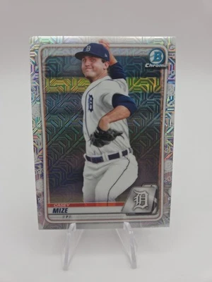 2020 Bowman Chrome - Prospects Casey Mize #BCP-250 Mojo Refractor (RC) - Image 1 of 4