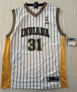 Reggie Miller Indiana Pacers YOUTH Large Reebok Jersey Ms. Miller - Picture 1 of 11