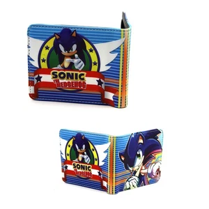 Sonic the Hedgehog - Sonic 4.5" Bi-Fold Wallet NEW Sonikku za Hejjihoggu - Picture 1 of 2