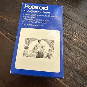 Polaroid PolaPan 35mm CT-135-36 Instant B&W Slide Film Exp 08/1988 - Picture 1 of 5