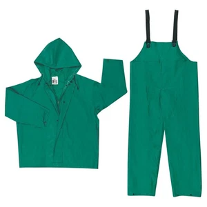 Traje de lluvia River City, ropa protectora. PVC Kelly Green para hombre adulto talla XL - Imagen 1 de 4