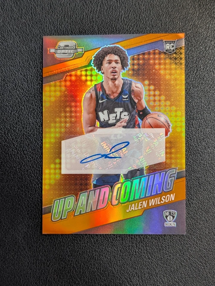 2023-24 Panini Contenders Optic Jalen Wilson Up And Coming Auto /25 SSP #UC-JWB - Image 1 of 2
