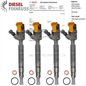 4x Bosch Injektor Einspritzdüse 0445110025 Sprinter Mercedes C-Klasse 0986435020 - Bild 1 von 16