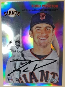 Ford Proctor 2023 Topps Chrome Refractor RC San Francisco Giants #169 - Picture 1 of 2