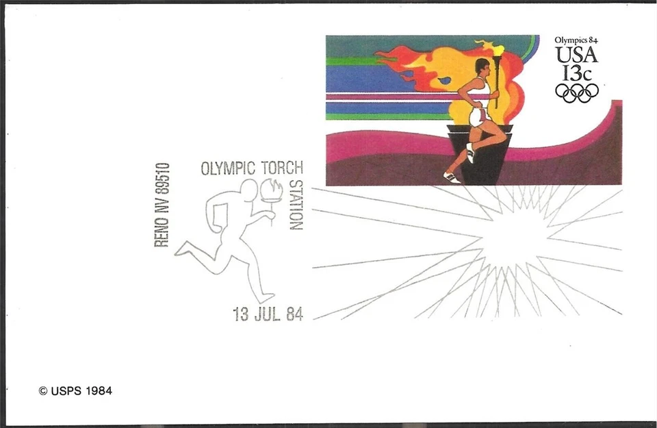 1984 OLYMPIC TORCH STATION Reno NV 13 July 1984 - Image 1 of 1