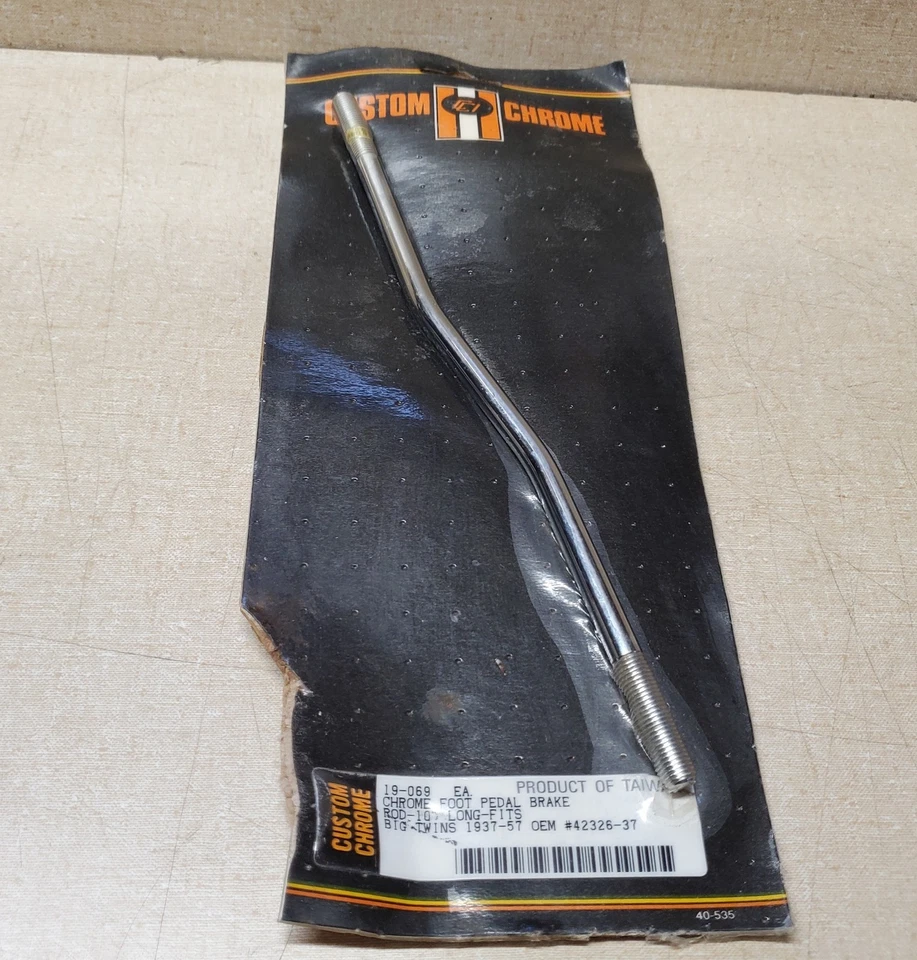 HARLEY DAVIDSON 42326-37 CCI 19-069 VARILLA DE FRENO TRASERO CABEZA DE NUDILLO CABEZA PANORÁMICA UL EL FLH Foto 1 de 3