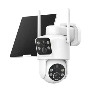 Cámaras de Seguridad Solar Doble Lente Inalámbricas Exterior, Video 2K Full HD, Vista 360°... - Imagen 1 de 9