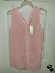 Neu mit Etikett Damen ärmellose sexy Bluse Simply Noelle Gr. S/M (8-10) "Rouge" rosa - Bild 1 von 6
