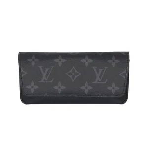 LOUIS VUITTON Other accessories GI0296 Monogram Eclipse Ettie Lunette Woody used - Picture 1 of 6