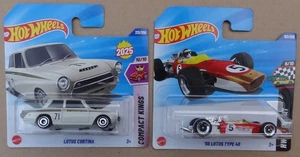 Hot Wheels 2025 - Lotus Cortina + '68 Team Lotus Type 49 - Picture 1 of 7