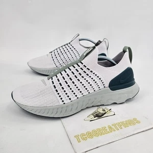 Nike React Phantom Run Flyknit 2 Womens Size 11 Shoes Running Platinum Tint NEW - Picture 1 of 13