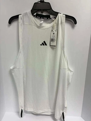 Camiseta sin mangas ADIDAS para hombre HEAT.RDY entrenamiento entrenamiento IS3795 blanca talla M Foto 1 de 3