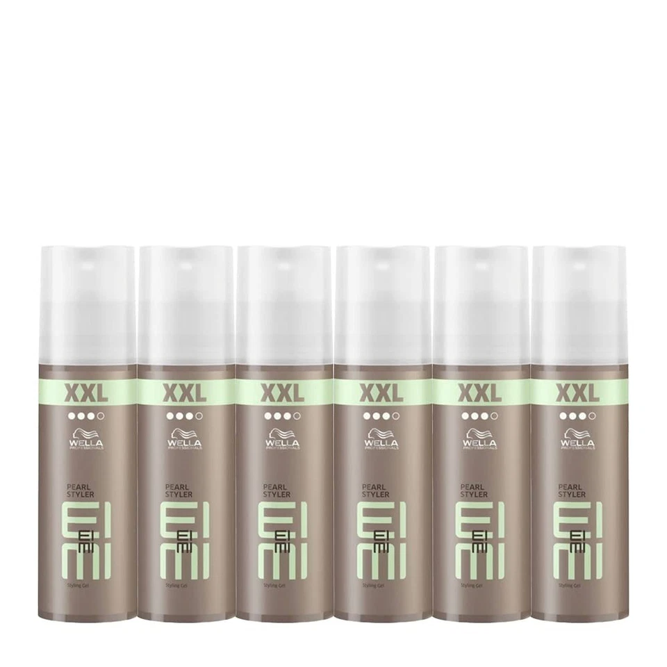 6 x Wella Styling Pearl Styler Styling Gel XXL 150 ml.