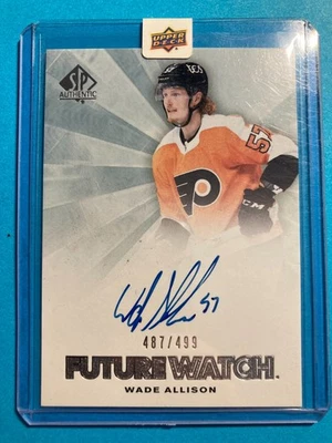 2021-22 SP Authentic '11-12 Retro FW Autograph #RFWA-WA Wade Allison RC 487/499 - Image 1 of 2