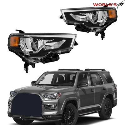 Headlights For Toyota 4Runner 2021 2022 2023 LED Type Left+Right Headlamps - Image 1 of 4