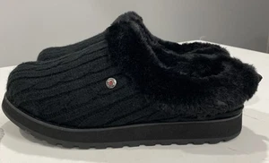 Skechers Women’s Memory Foam Bobs Slipper Super Soft Black NWOB Size 7.5 - Picture 1 of 11