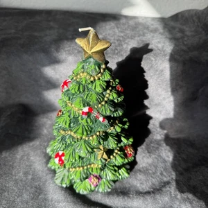 Christmas Tree Candle Holiday Christmas Decor By Siam Karat Int. Never Been Used - Picture 1 of 9