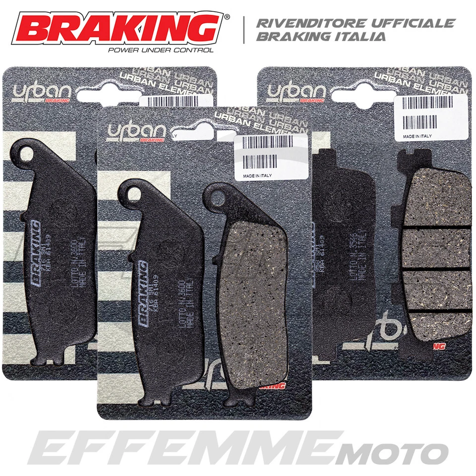 Pastiglie KYMCO Xciting 300 i / 300i R 2008 2009 2010 (Kit Ant.+ Post. BRAKING) - Immagine 1 di 1