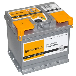Batteria Auto Continental 55 Ah 12v 540A +DX = Fiamm 54 Ah 52ah Bosch Varta 53ah - Foto 1 di 9