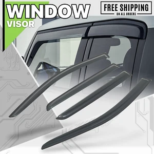 Tape-On Window Visor Shade Vent Wind Rain Deflector fit 2009-2013 Dodge Journey - Picture 1 of 6