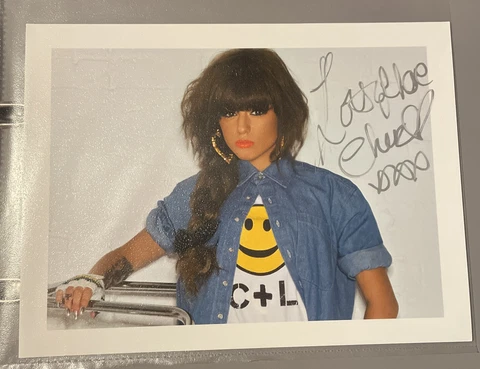 Cher Lloyd Hand Signed 8x6 Photo Autograph X Factor Singer Cover