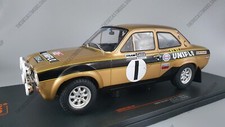 IXO 1:18 FORD ESCORT MK1 RS1600 #1 OLD GOLD WINNER WELSH RALLY 1972 ROGER CLARK