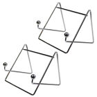 Wire Easel Stands Laptop Riser 2pcs Adjustable Iron Display Stand-GP