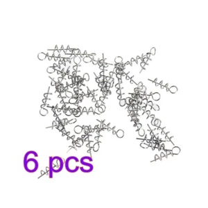 50 Pcs Stahl Feste Frühling Lock Pin Würmer Kurbel Haken Für Locken - Bild 1 von 7