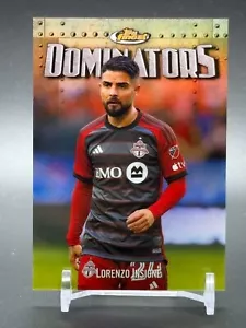 2024 Topps Finest MLS Dominators DO-4 LORENZO INSIGNIA Toronto FC - Imagen 1 de 2