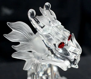The DRAGON SIGNED BY GABRIELE STAMEY Swarovski Collectors Society 1997 exclusive - Picture 1 of 12