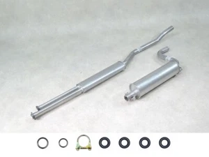 IMASAF Auspuff SET NEU für BMW 2500 3.3 E3 2500 2800 Mitteltopf+Endtopf+Anbaut. - Bild 1 von 1